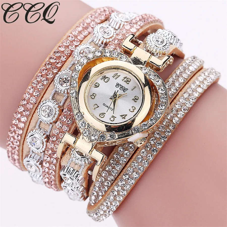 ***STUNNING*** CCQ Brand Fashion Women Bracelet Watch With AAA CZ