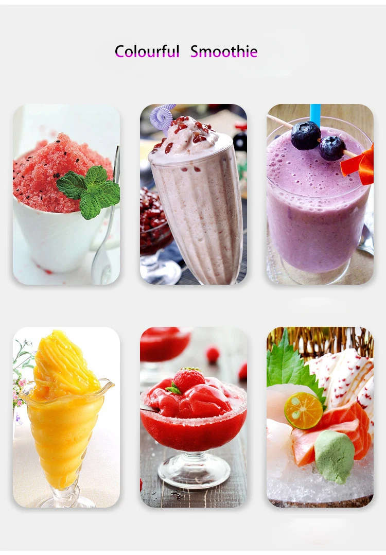 Multi-function Manual Ice Crusher and Fruit salad machine