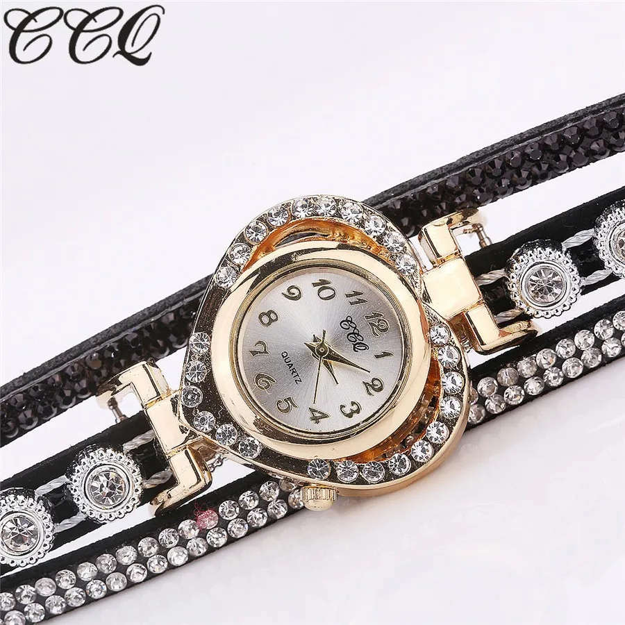 ***STUNNING*** CCQ Brand Fashion Women Bracelet Watch With AAA CZ