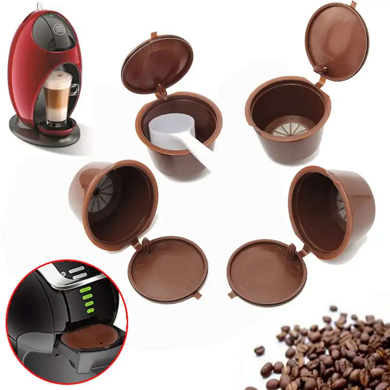 4 x Reusable Coffee Capsules  - Dolce Gusto Machine