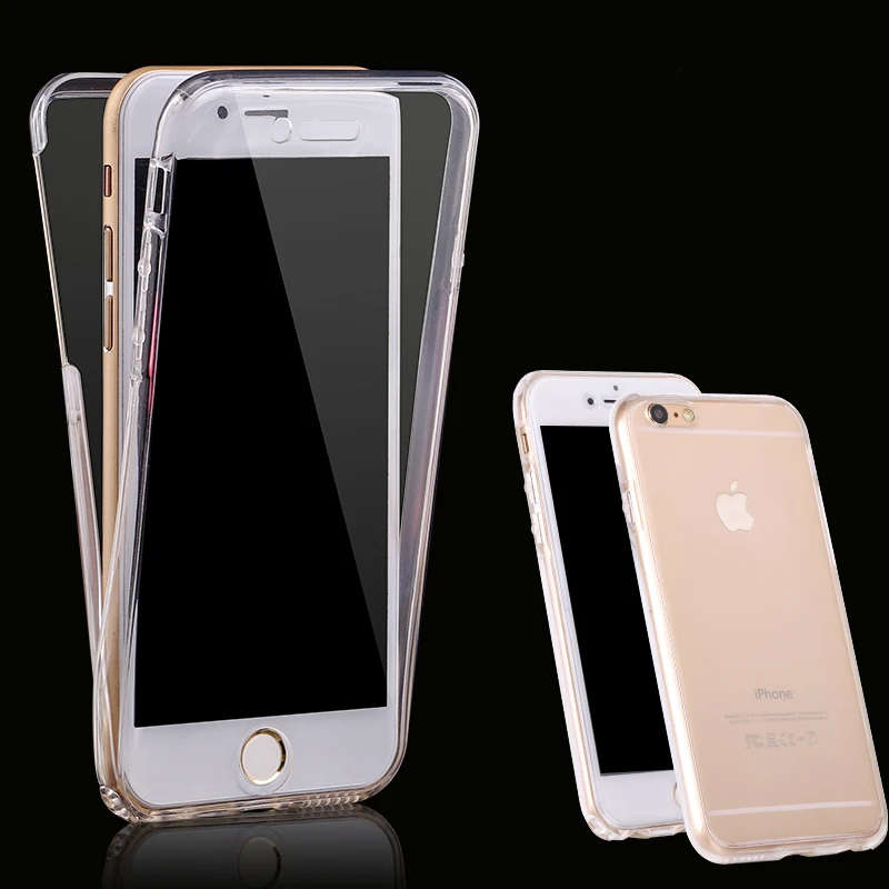 ! Time Limit Sale ! 360 Full body Clear TPU Case For Samsung IPhone
