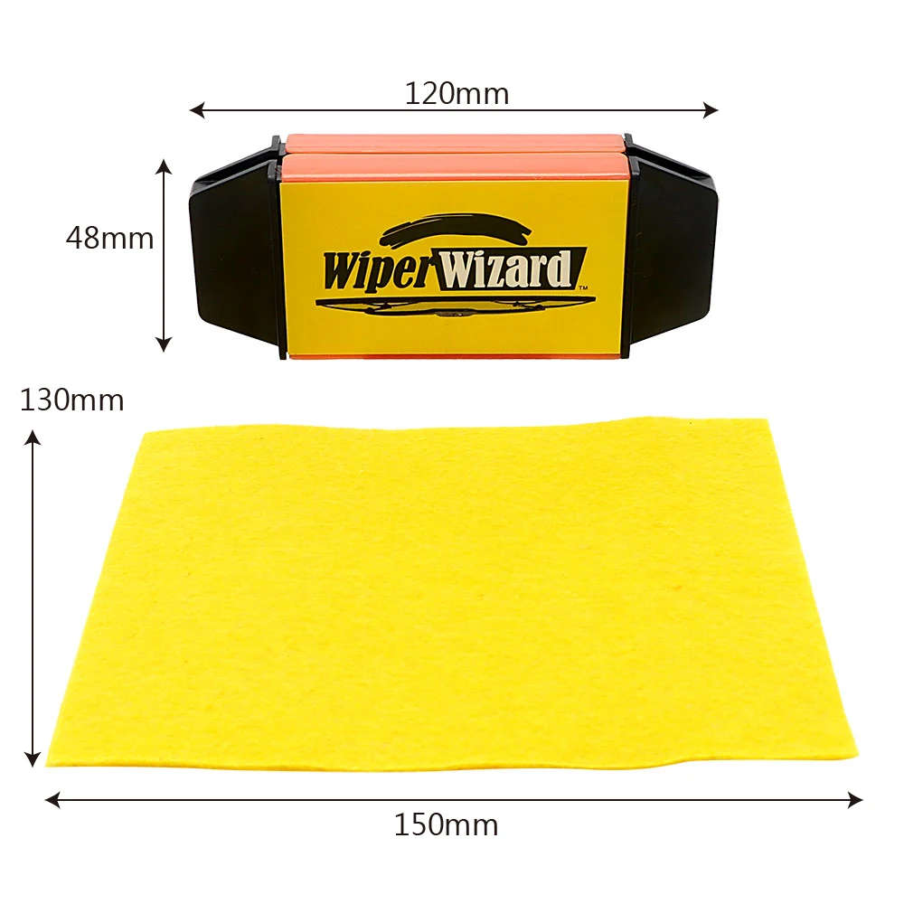 Auto Car Van Wiper Wizard Windshield Wiper Blade Restorer Cleaner with Sponge