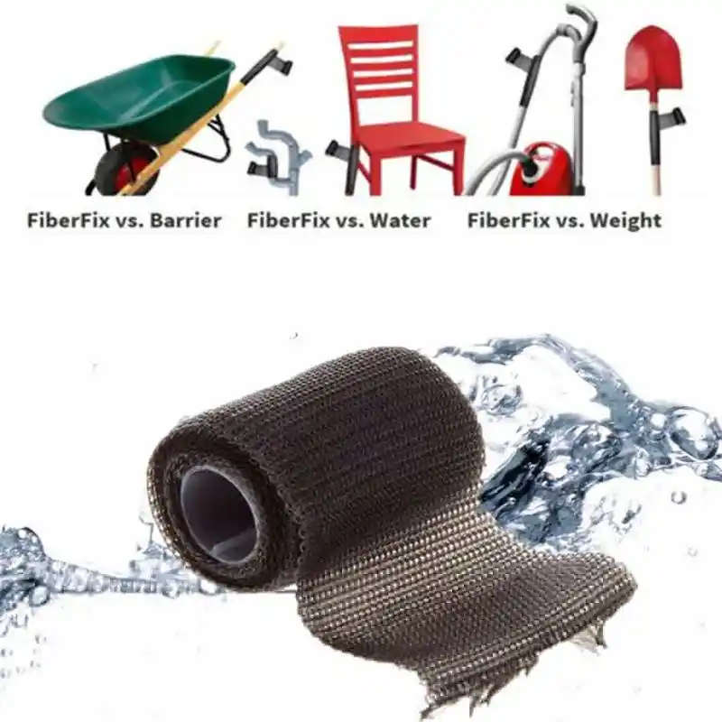 Fiber Fix Water Pipe Repair Tape Home DIY Universal Adhesive Tape Strong Repair Wrap Fiber Fix Tape