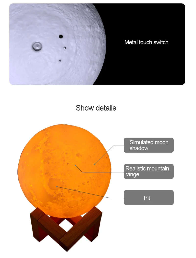 3D MOON LAMP HUMIDIFIER