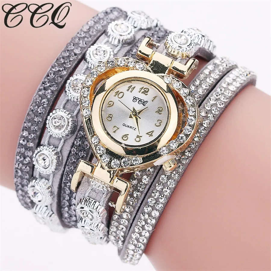 ***STUNNING*** CCQ Brand Fashion Women Bracelet Watch With AAA CZ