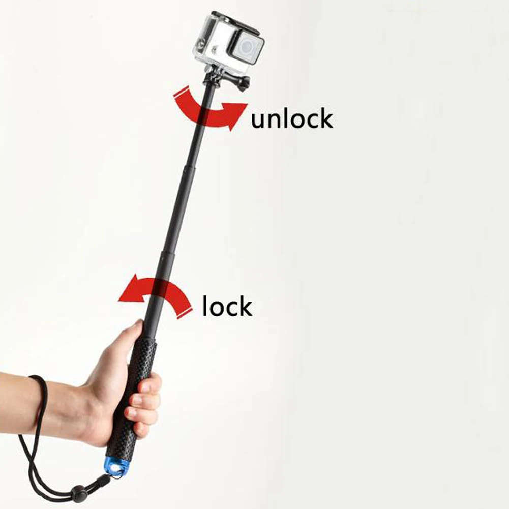 Waterproof Monopod Selfie Stick Handheld For Gopro Hero + Self Timer *Free Shipping