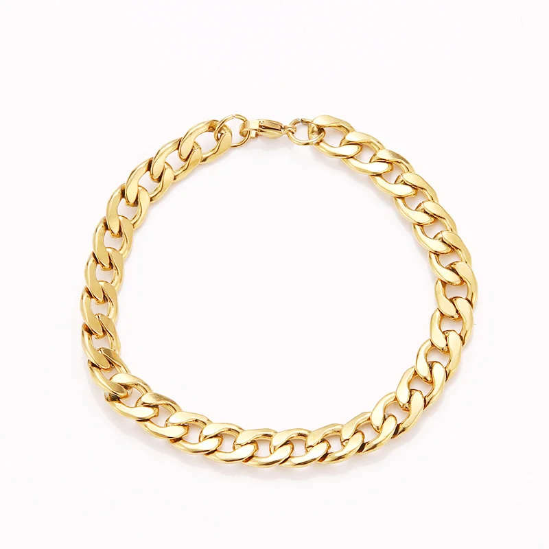 Retail Price R 1250 / Genuine 316L Stainless Steel Chain Bracelets For Man Women Gold SColor
