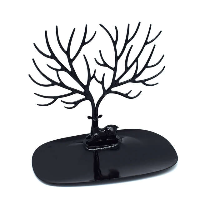 Jewelry Necklace Earring Deer Stand Display Organizer