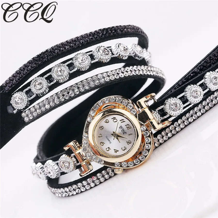 ***STUNNING*** CCQ Brand Fashion Women Bracelet Watch With AAA CZ