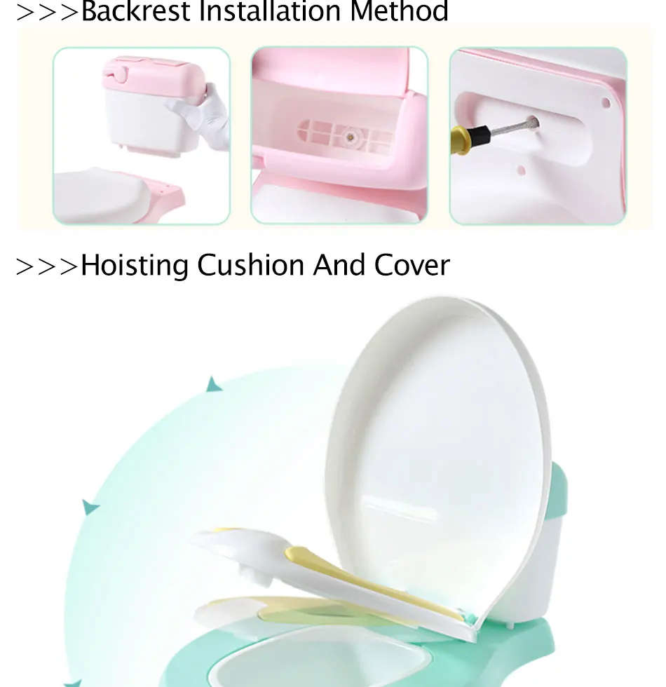 6 Months To 8 Years Simulated Toilet Portable Children's Potty Baby Potty Training Girls Boy Kids Ne