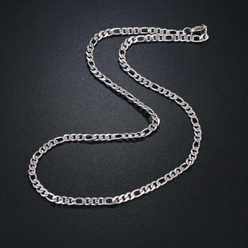 Retail Price R 1299 / Genuine Stainless Steel Necklace For Man Women Silver Color