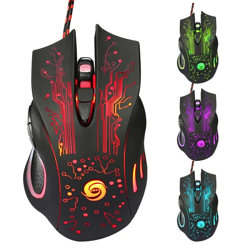 3200DPI LED Optical 6D USB Wired Gaming Mouse *Free Shipping*