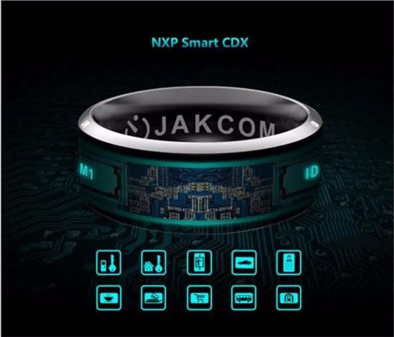 JAKCOM R3F Smart Magic Ring NFC Wear Smart Ring NXP CDX For Android/Windows Phones with Energy Stone