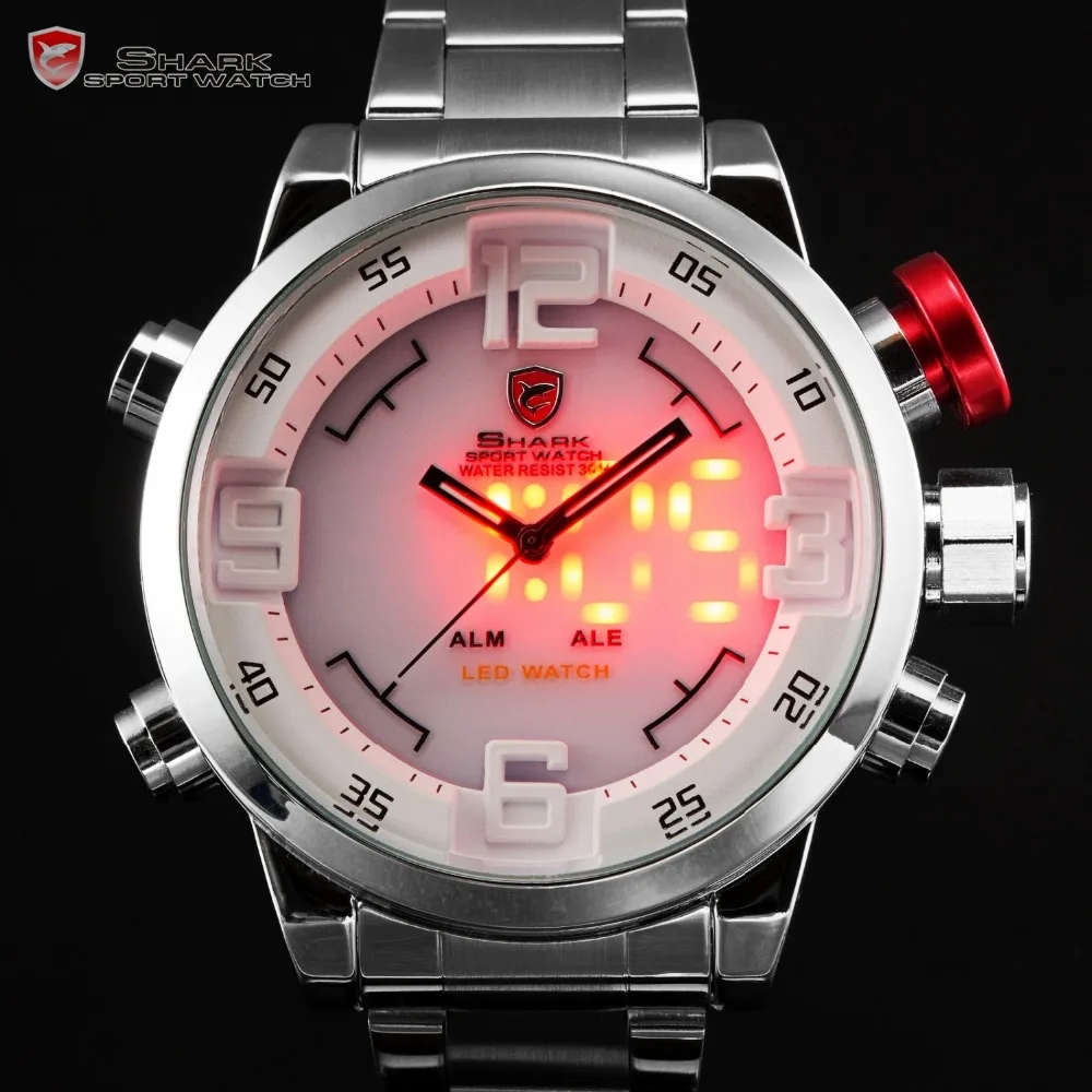 SHARK The Hammerhead shark Dual Analog/Digital Dual Movement 50MM Watch BRAND NEW