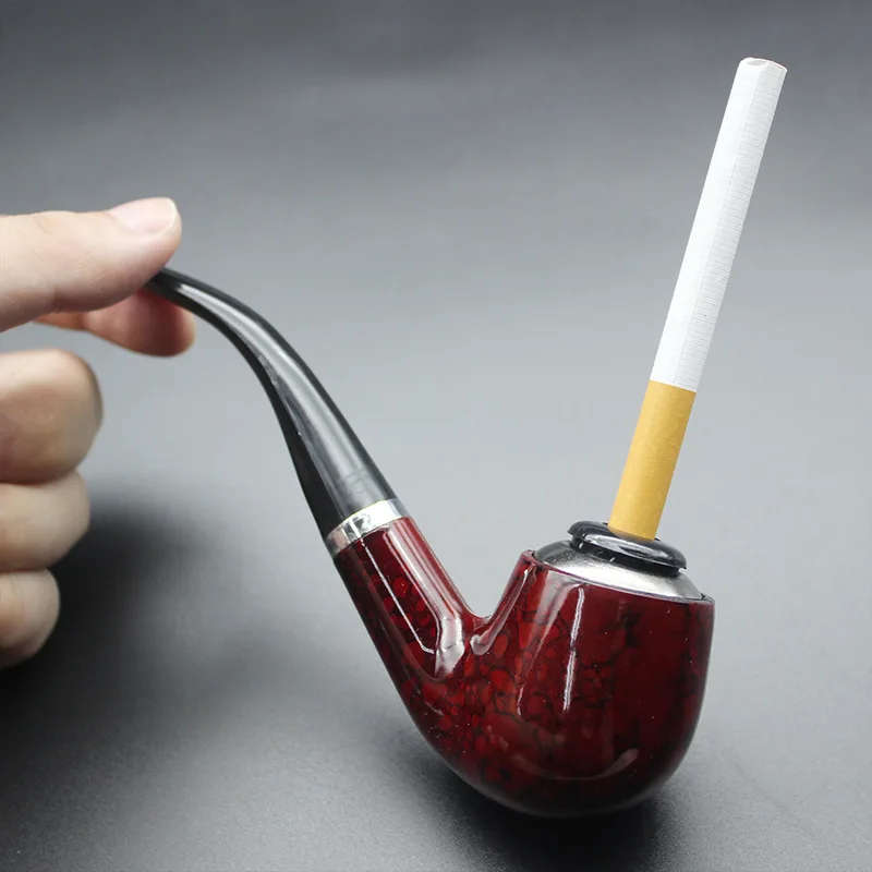 New Tobacco Smoking Pipe-Durable Classical Cigar Pipe With Rubber Ring