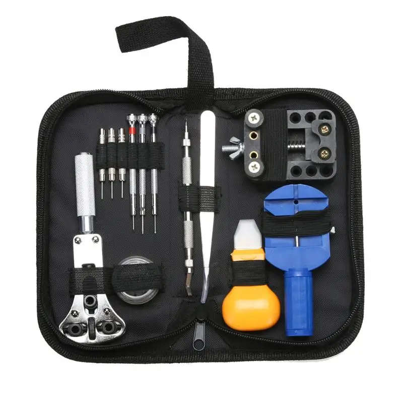 13pcs Watchmaker Watch Repair Tool Kit Watch Case Opener Clock Repair Kit