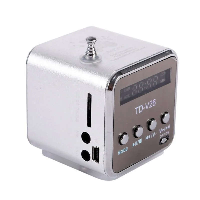 Micro USB Mini Stereo Super Bass Speaker Music MP3/4 FM Radio