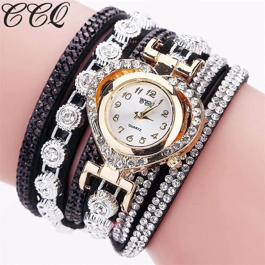 ***STUNNING*** CCQ Brand Fashion Women Bracelet Watch With AAA CZ