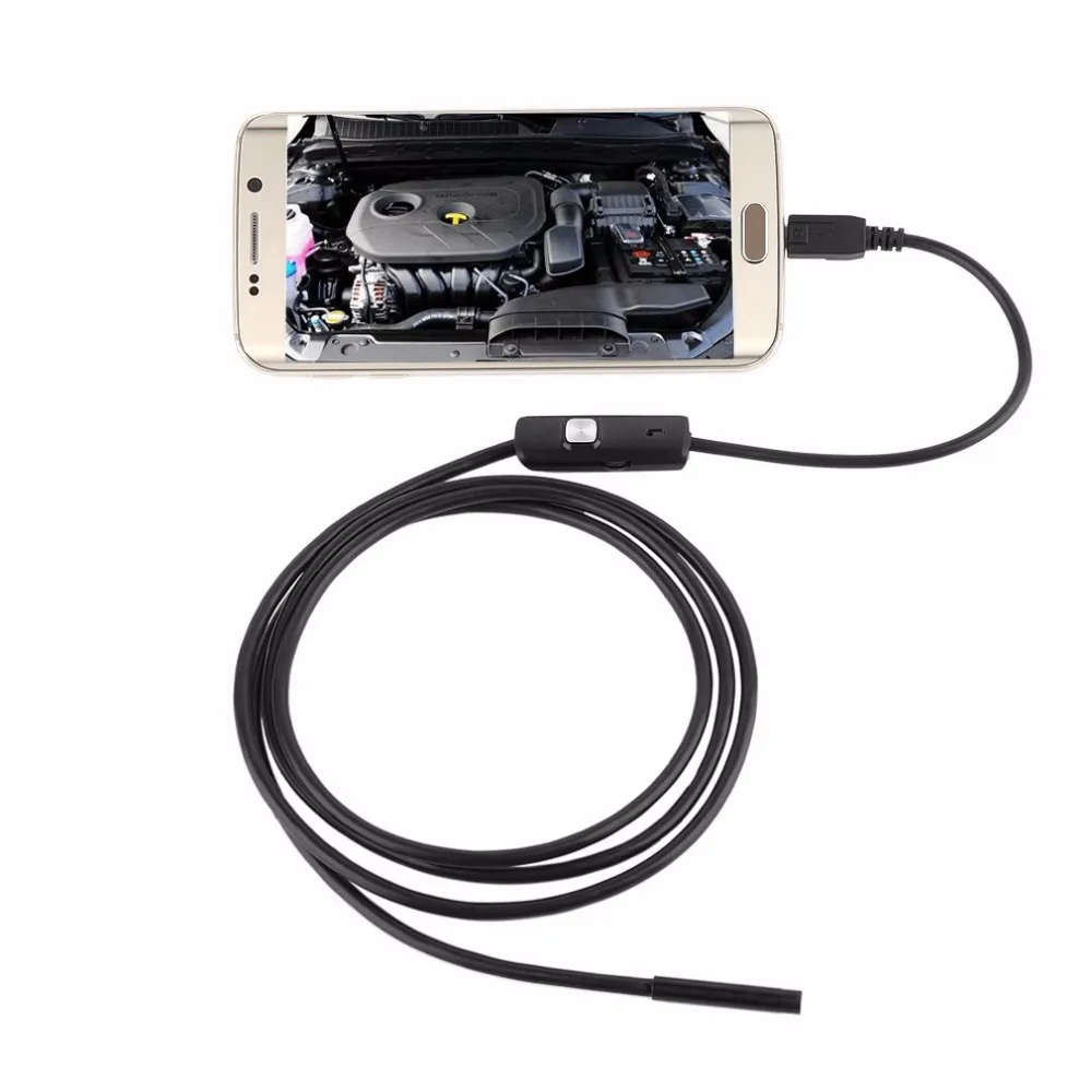 2 meter x 7mm Waterproof 6 LED Endoscope For Android *Free Shipping