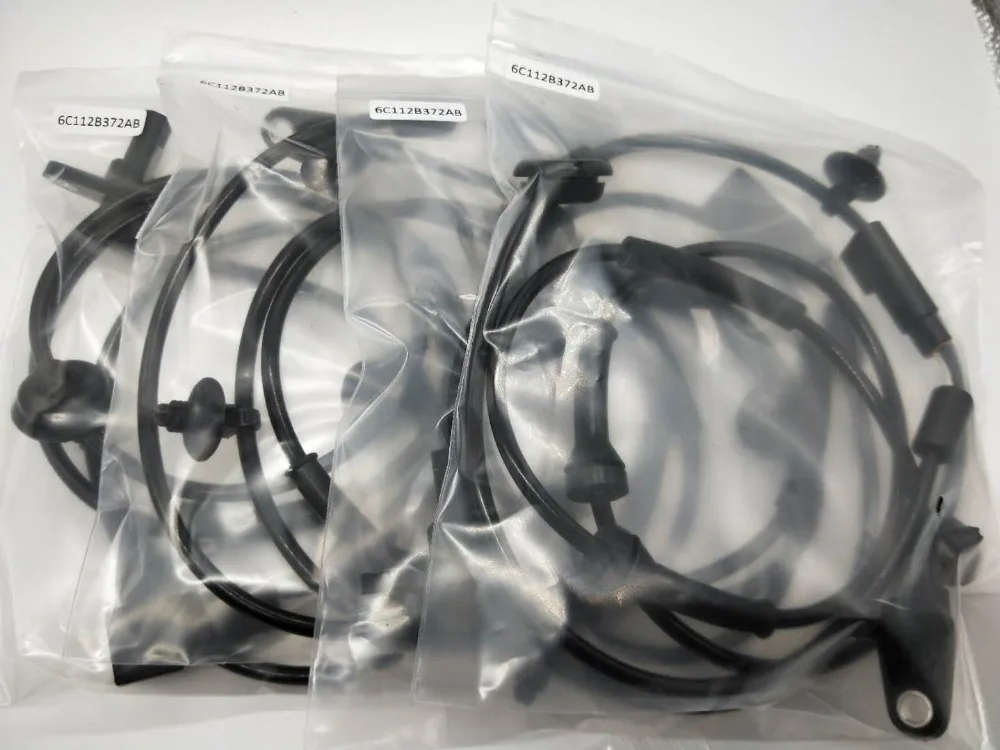 4PCS ABS Wheel Speed Sensor Front FOR FORD Transit Bus 2.2-3.2L 2006-2014