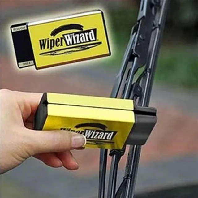 Auto Car Van Wiper Wizard Windshield Wiper Blade Restorer Cleaner with Sponge
