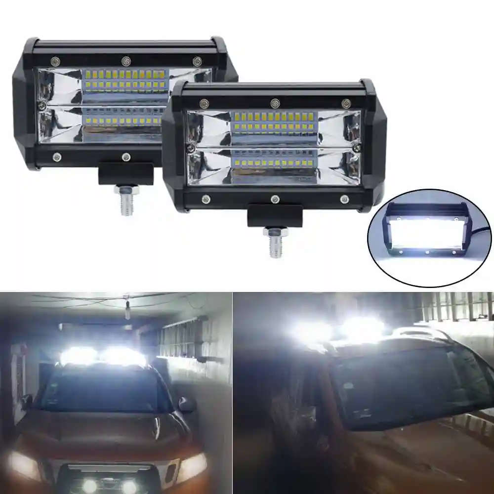 LED Light Bar 72W CAR LIGHT 7D