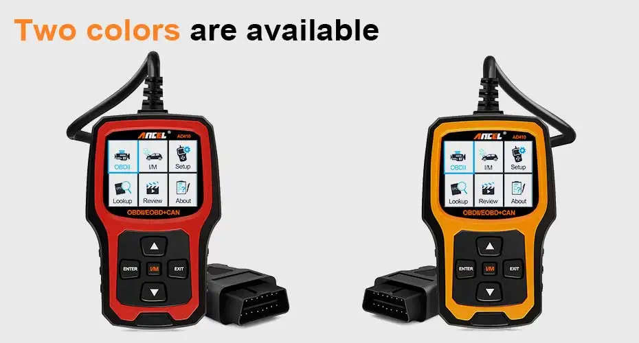 OBD2 Scanner Car Code Reader OBD Automotive Scaner OBDII Vehicle Ancel AD410 in Russian OBD 2