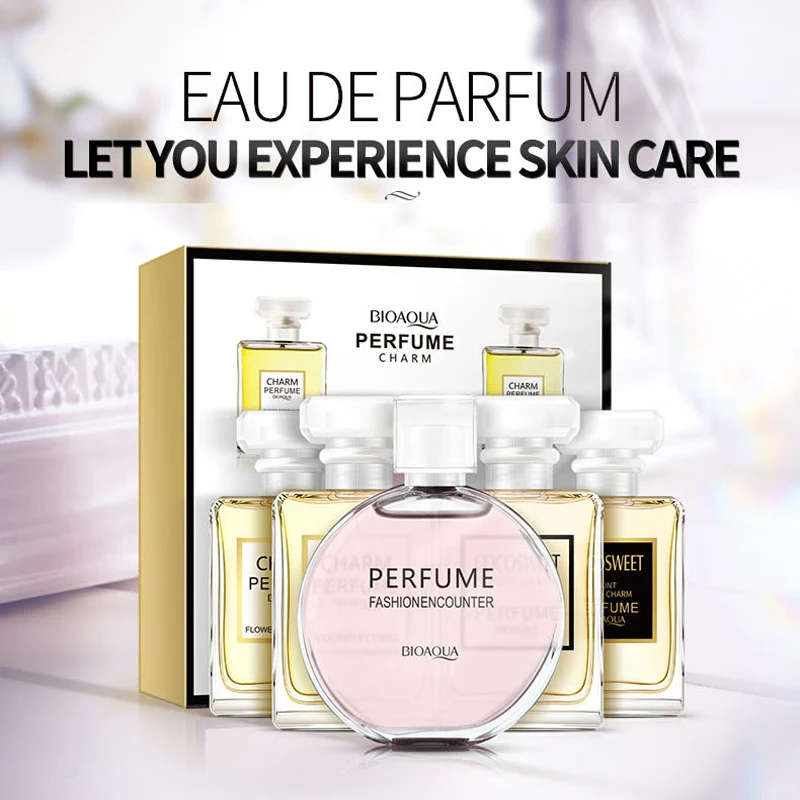 lot of 5 Female Perfumes 100% Natural Fragrances Spray Scent Parfum For Women Liquid Pheromones