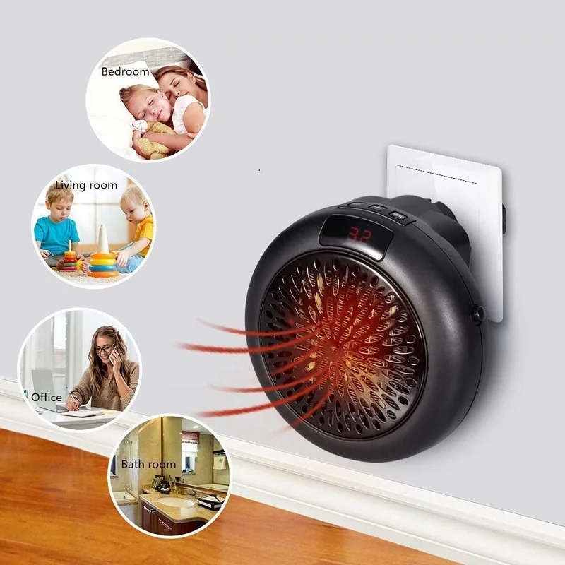 THE WALL OUTLET 900 WATTS PORTABLE WONDER HEATER