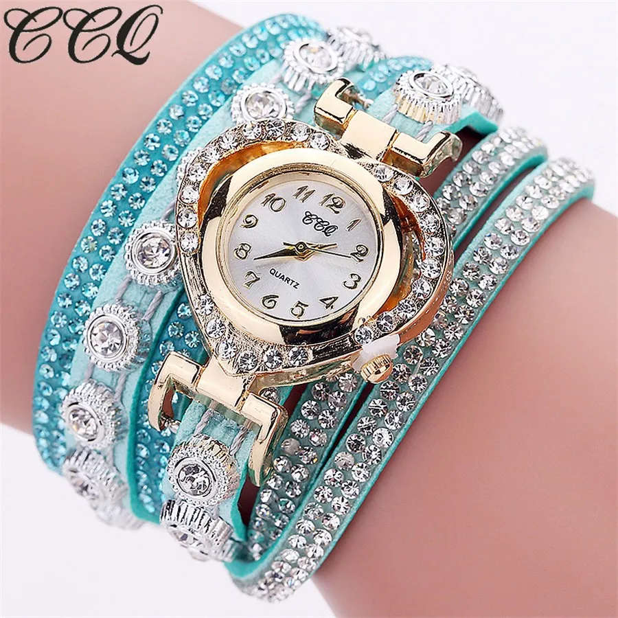 ***STUNNING*** CCQ Brand Fashion Women Bracelet Watch With AAA CZ