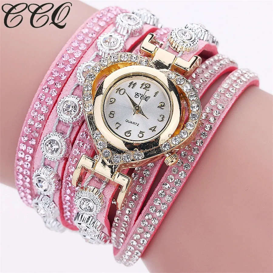 ***STUNNING*** CCQ Brand Fashion Women Bracelet Watch With AAA CZ