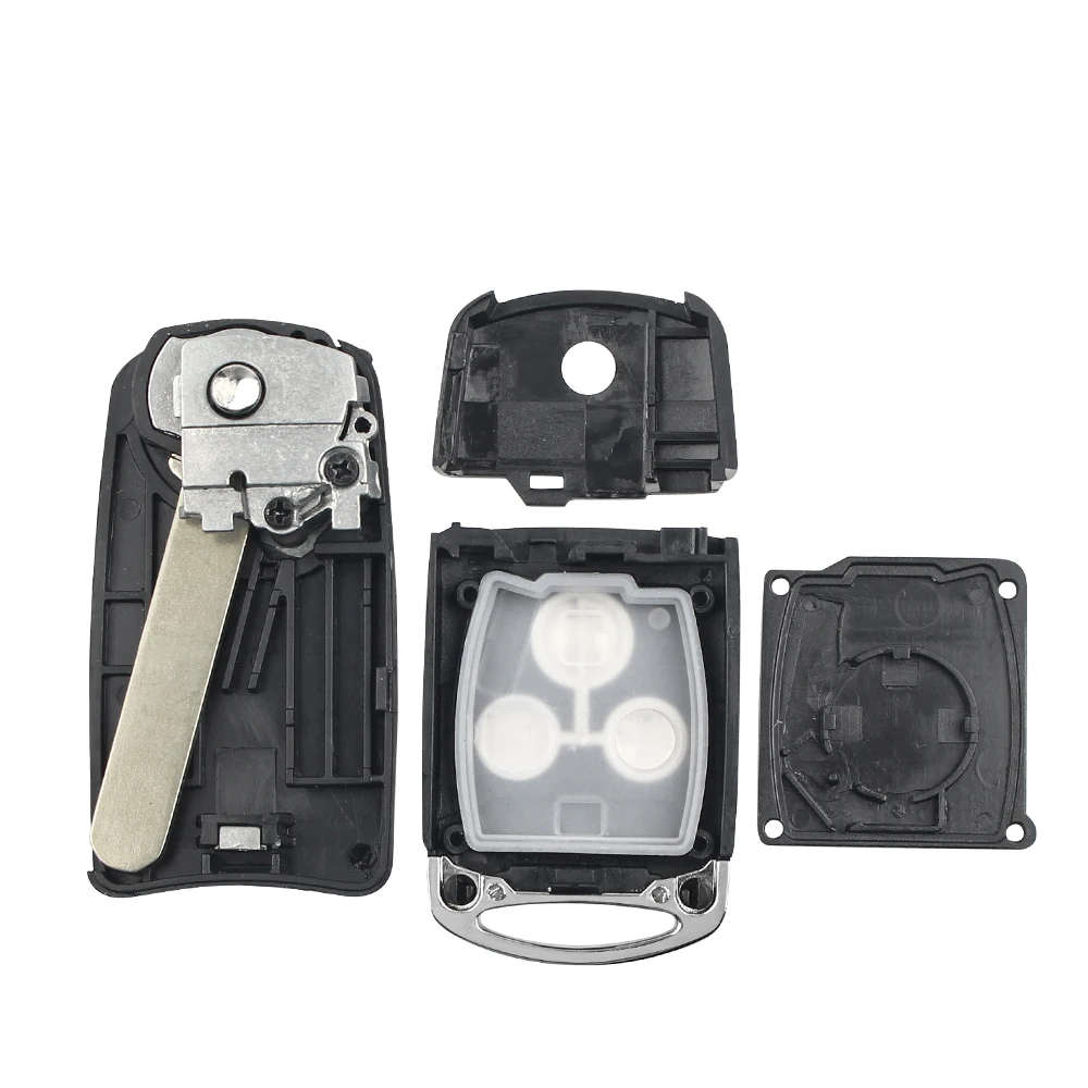 2/3/3+1 Buttons Remote Key Shell Case Flip For Honda Fit CRV Civic Insight Ridgeline HRV Jazz