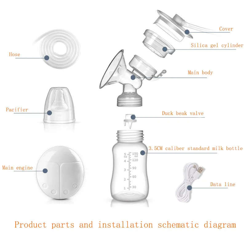 Electric Intelligent Automatic Breast Pump Double Breast Pump