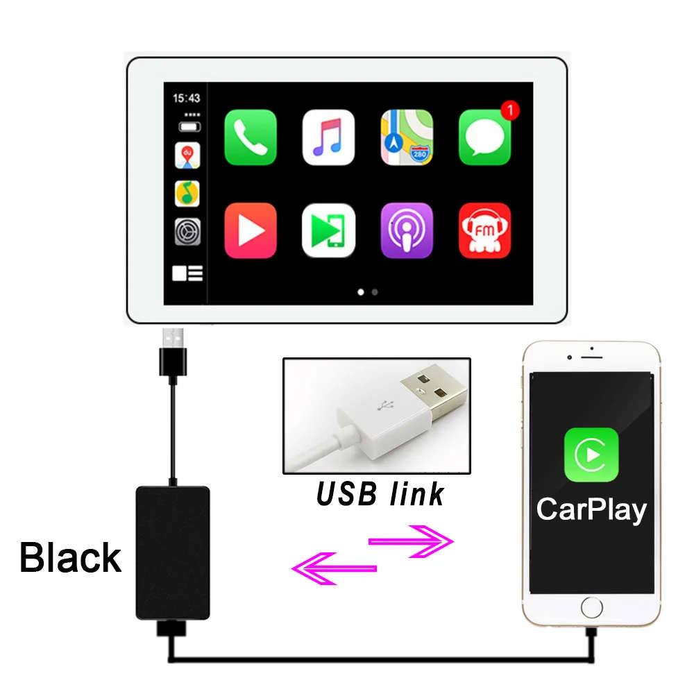 CarPlay Dongle for Android Car Navigation Radio Player IOS Apple Phone Auto USB Smart Link