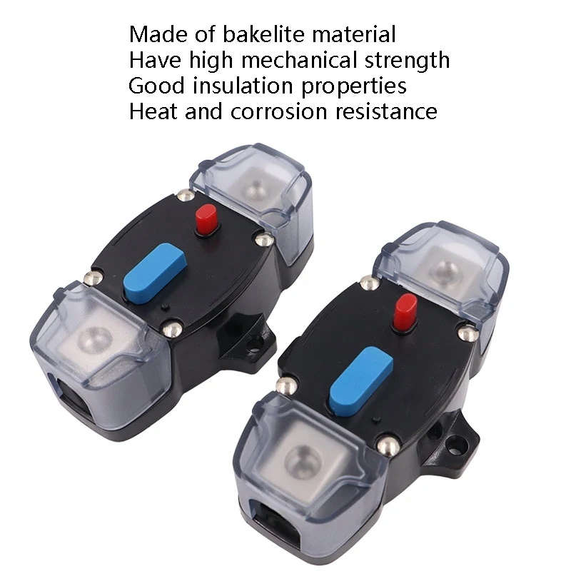 RV Car Audio Refit Automatic Circuit Breaker Power Circuit Protection Insurance Switch 50A-300A