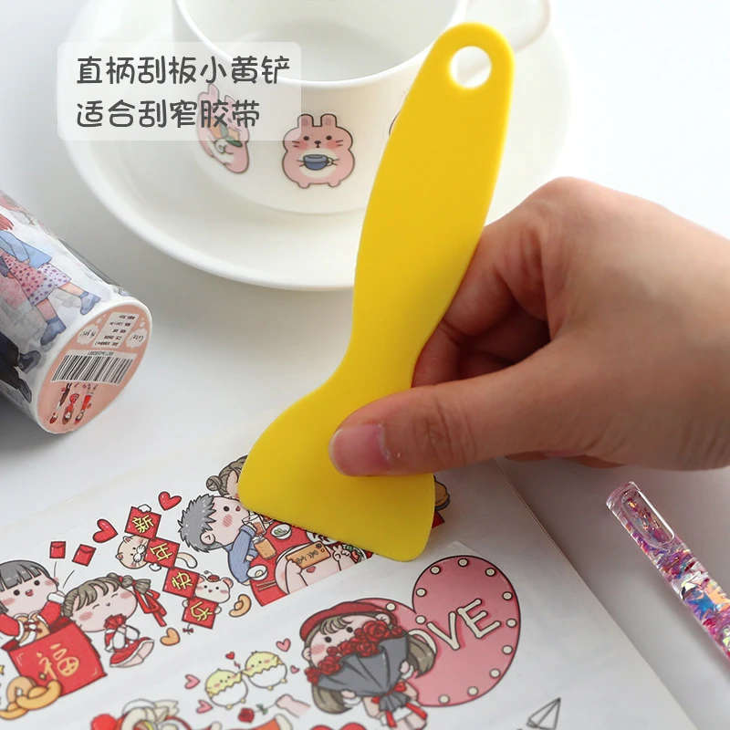 Simple Hand Account Tool Scraper Prevent Sticker Curling Stationery School Supplies
