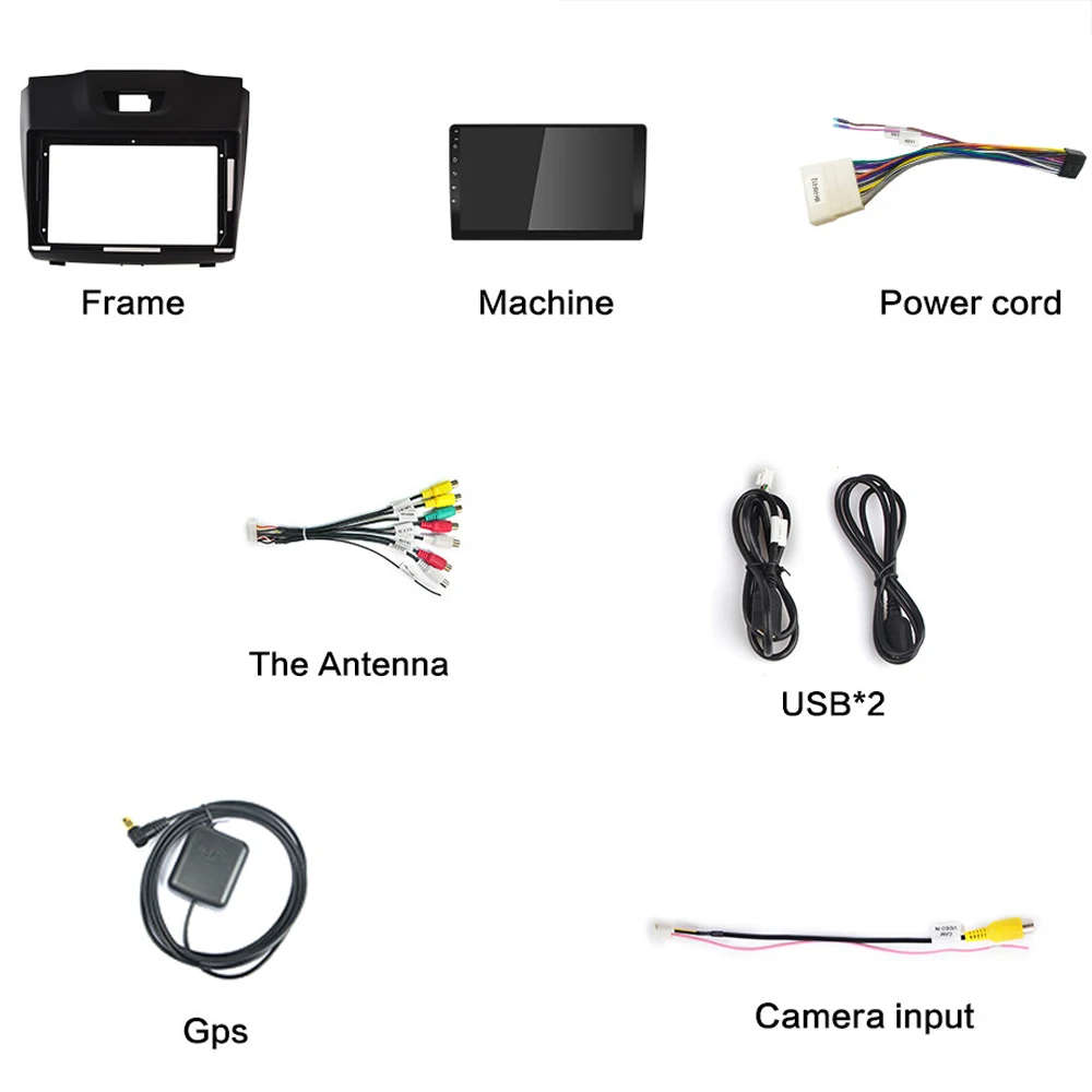 2Din Android For Isuzu D-MAX Chevrolet S10 2015-18 Car Bluetooth Radio Multimedia Player