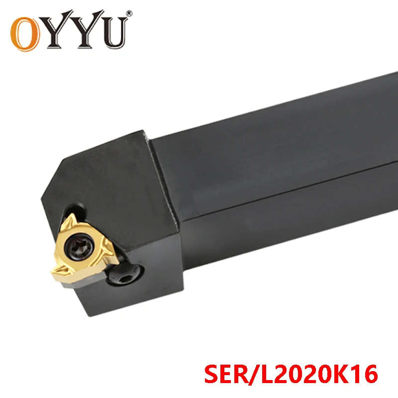 OYYU SER2020K16 SEL2020K16 Turning Tool Holder SER SER2020 SEL2020 CNC Carbide Insert Arbo