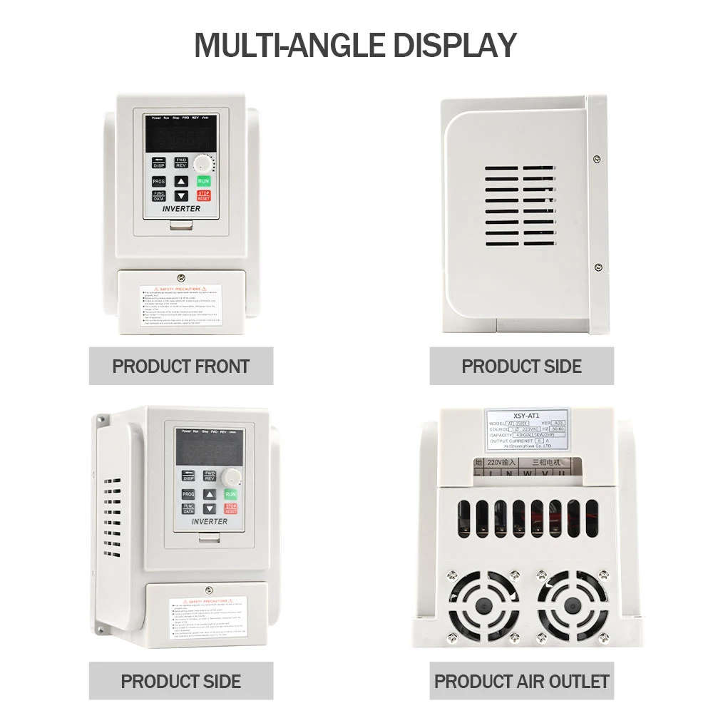 1.5KW 220V Single-phase Input Three-phase Output Inverter AT1-1500X