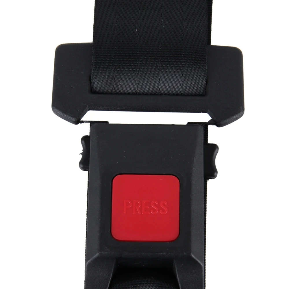 Universal Retractable 3 Point Auto Car Safety Seat Lap Belt Set Kit