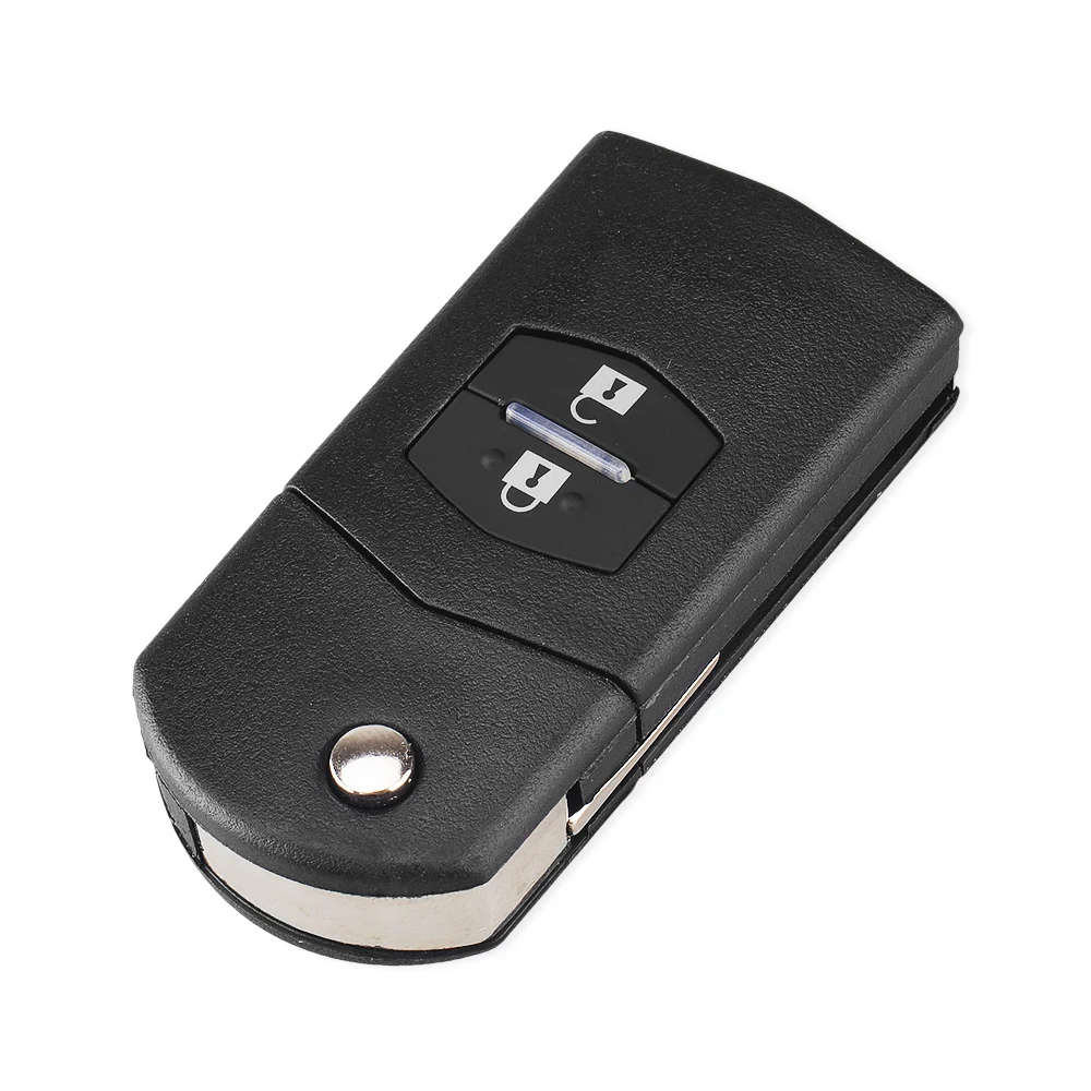 2 button remote key blank case Remote Key Shell Case Fob PAD FOR MAZDA 2 3 5 6 RX8 MX5 2B