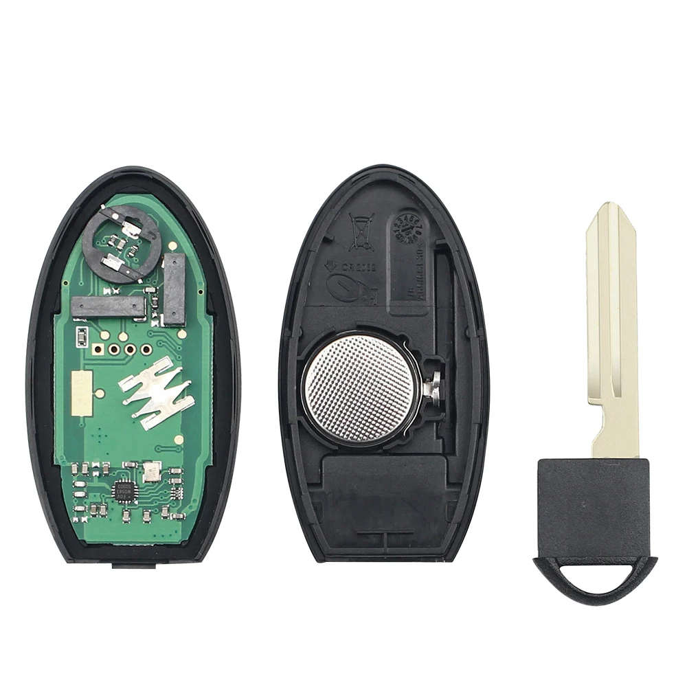 For NISSAN Micra Juke Note Leaf Cube Tiida Smart Remote Key 433.92MHz Car Keyless Go ID46/7952 Chip