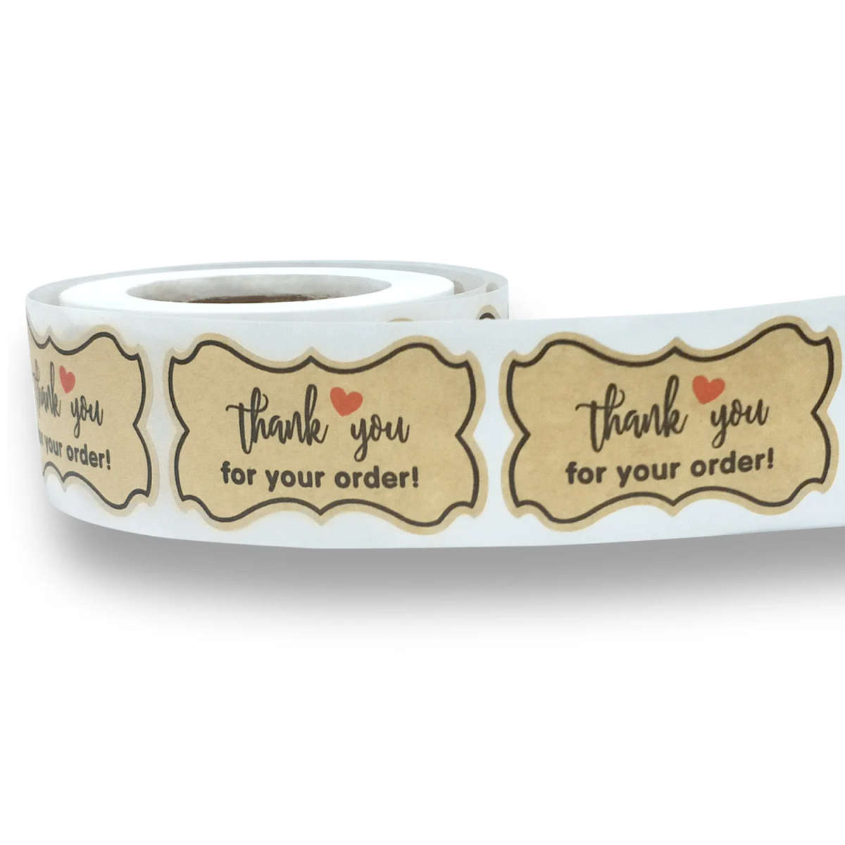 40pcs/roll Thank You Stickers for Seal Labels 3cmx5cm Packaging Stickers Ref12