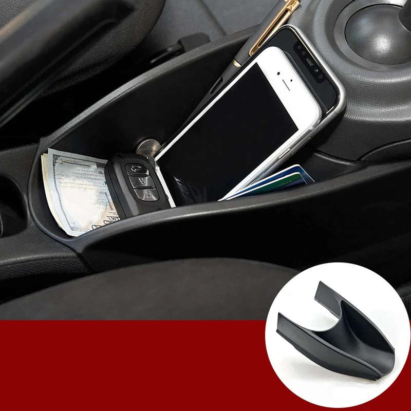 Car Armrest Center Handbrake Storage Box for Benz Smart 453 Fortwo Forfour 2015-