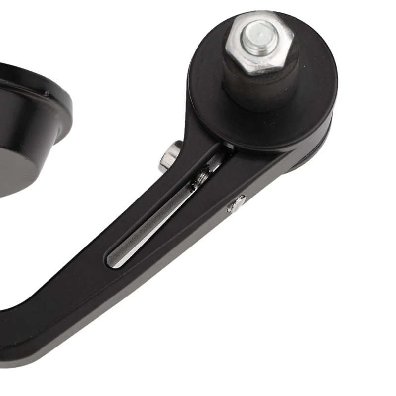 7/8" Universal Round Motorbike Motorcycle Handle Bar End Rearview Side Mirrors Black