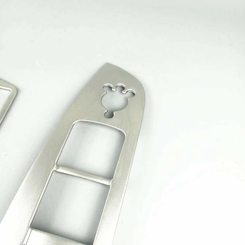 7Pcs Car Door Armrest Window Lifter Switch Buttons Decoration Frame Cover Trim for- Q7 2008-2015