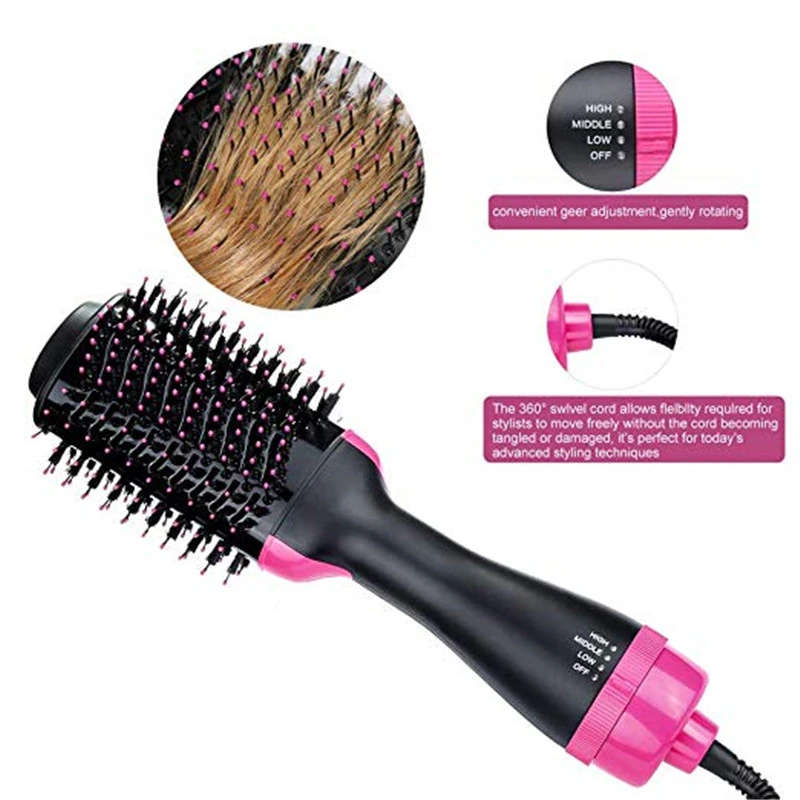 3 IN 1 One Step Blow Brush Volumizer Ceramic Heat