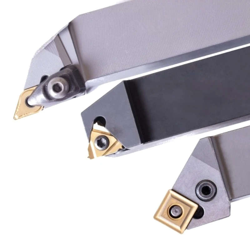 7pcs Turning Tool Carbide Inserts for 12mm Shank Lathe Boring Bar Turning Tool