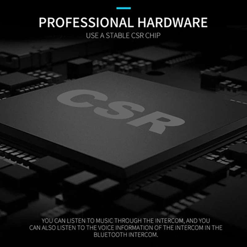 2 Set Motorcycle 5.0 Bluetooth Helmet Intercom Universal Pairing Interphone Headset