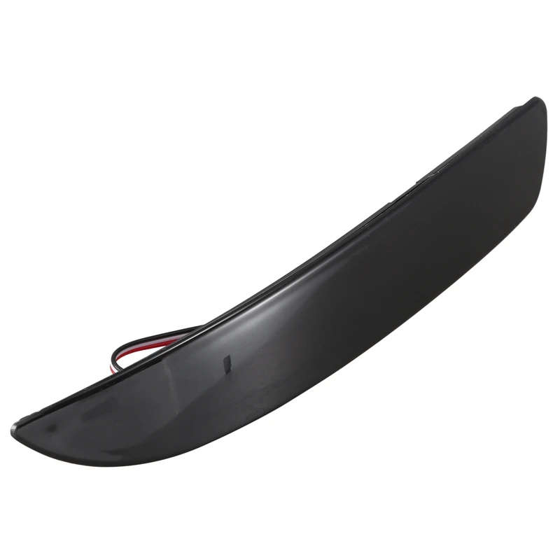 1 Pair Black Car Rear Bumper Marker LED Brake Stop Lights Reflector Lamps, for BMW X5 X6 M E70 E71